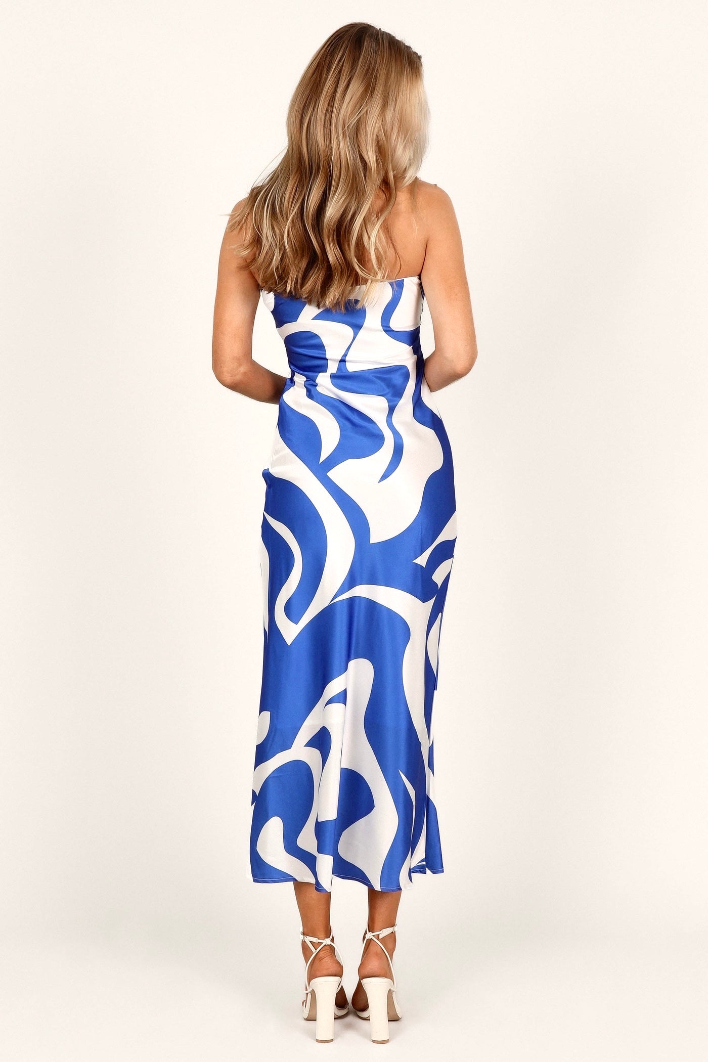 MARINA STRAPLESS MIDI DRESS