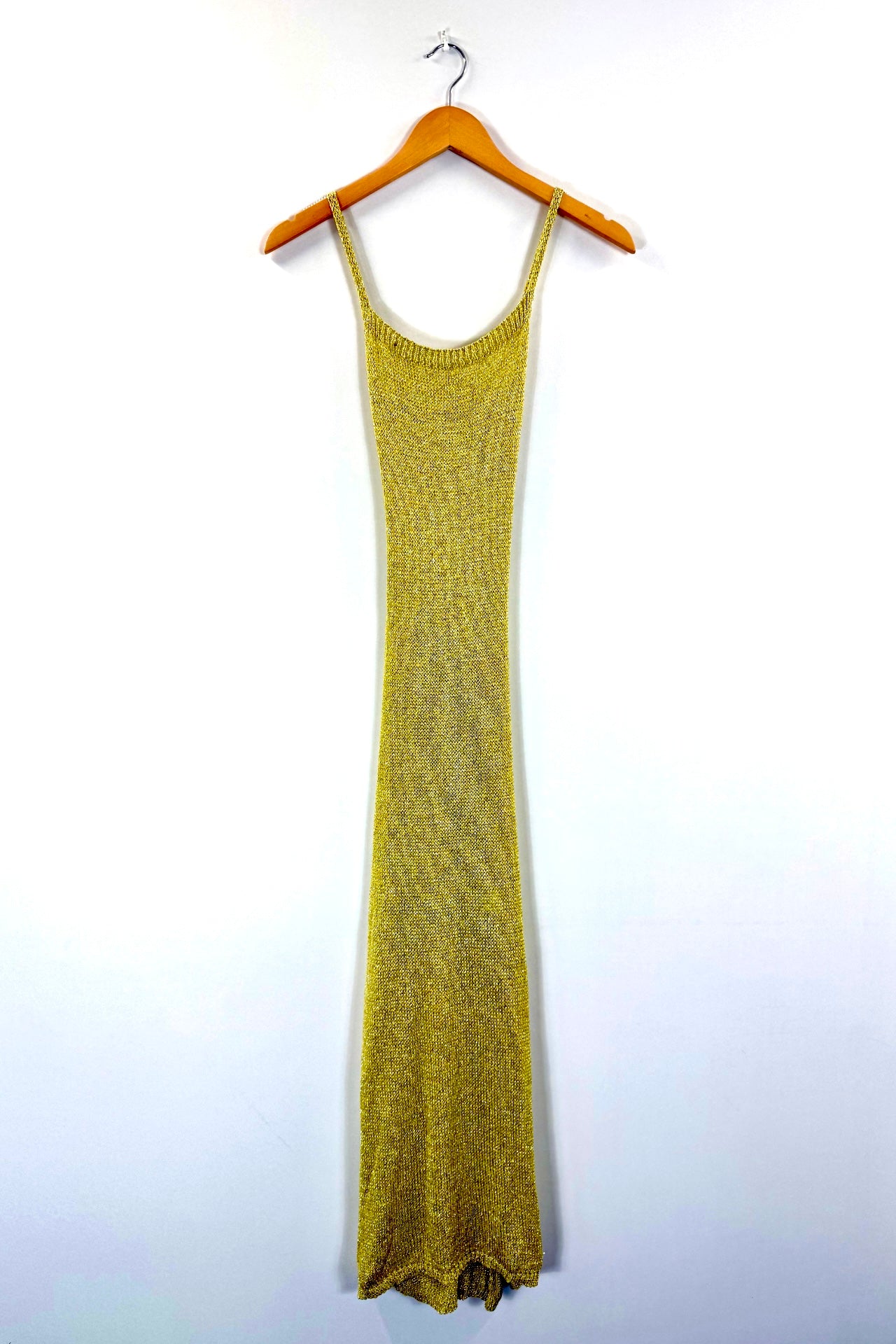 Golden maxi elbise