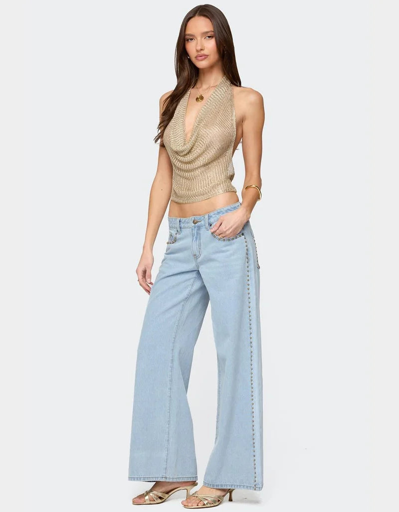 SOLÉA GOLD LUREX TOP