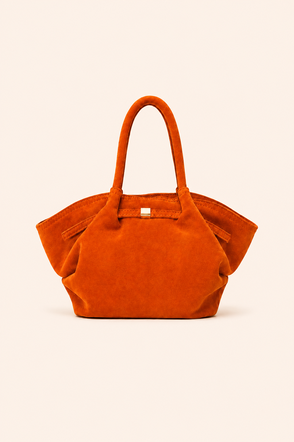 Émeline deri mini çanta - Orange