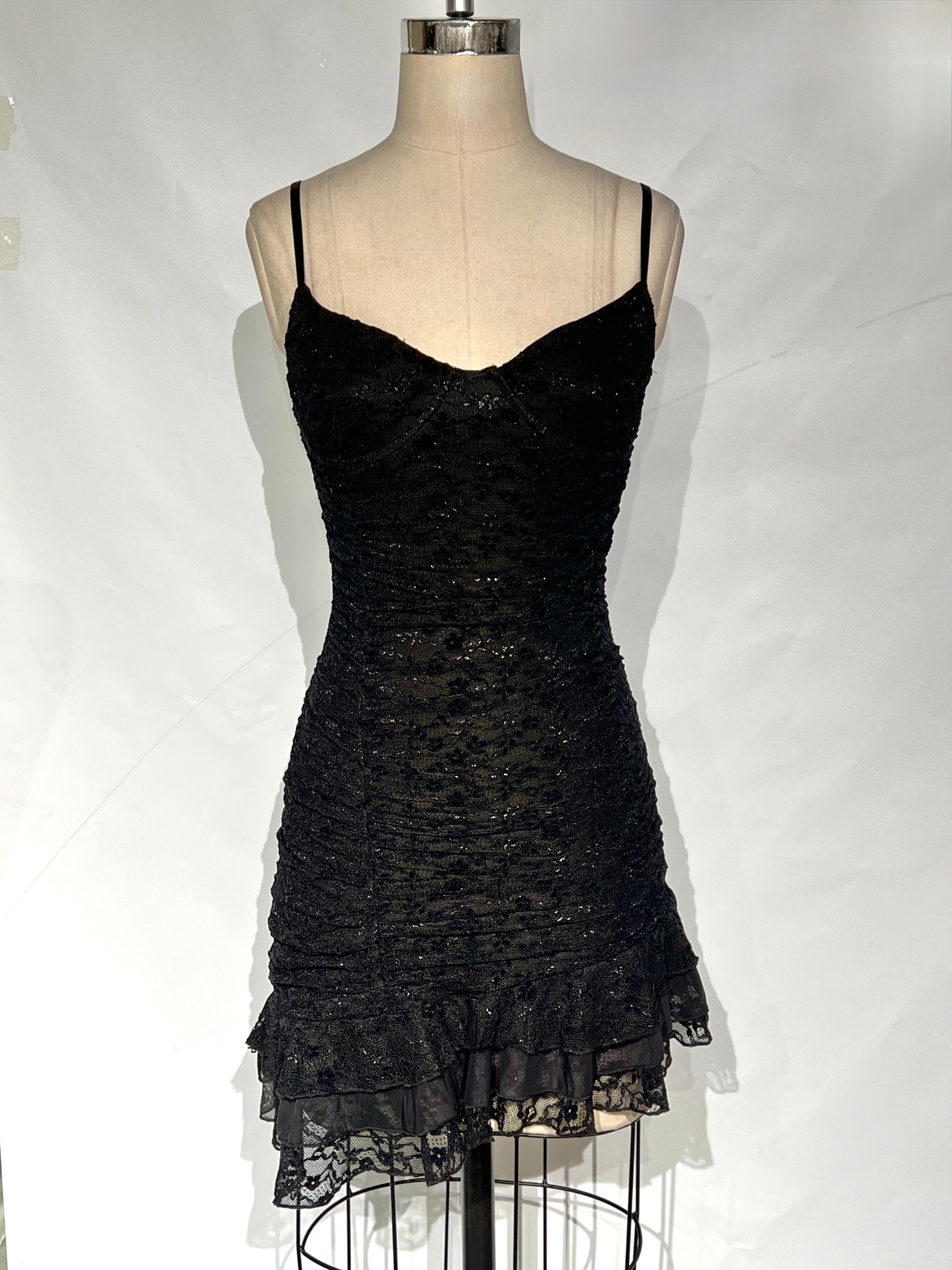 ELISA LACE MINI DRESS