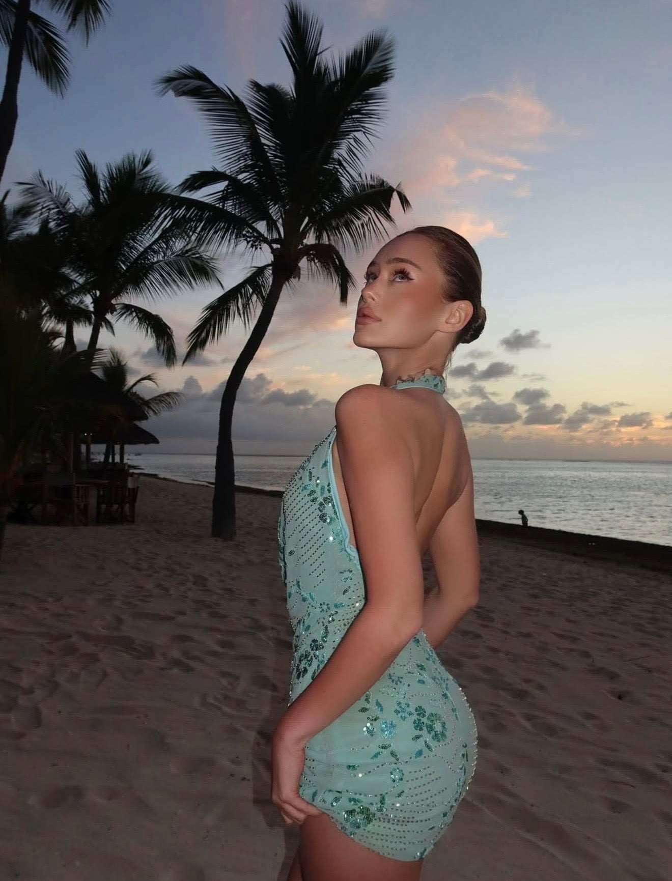 ISLA HALTER MINI DRESS