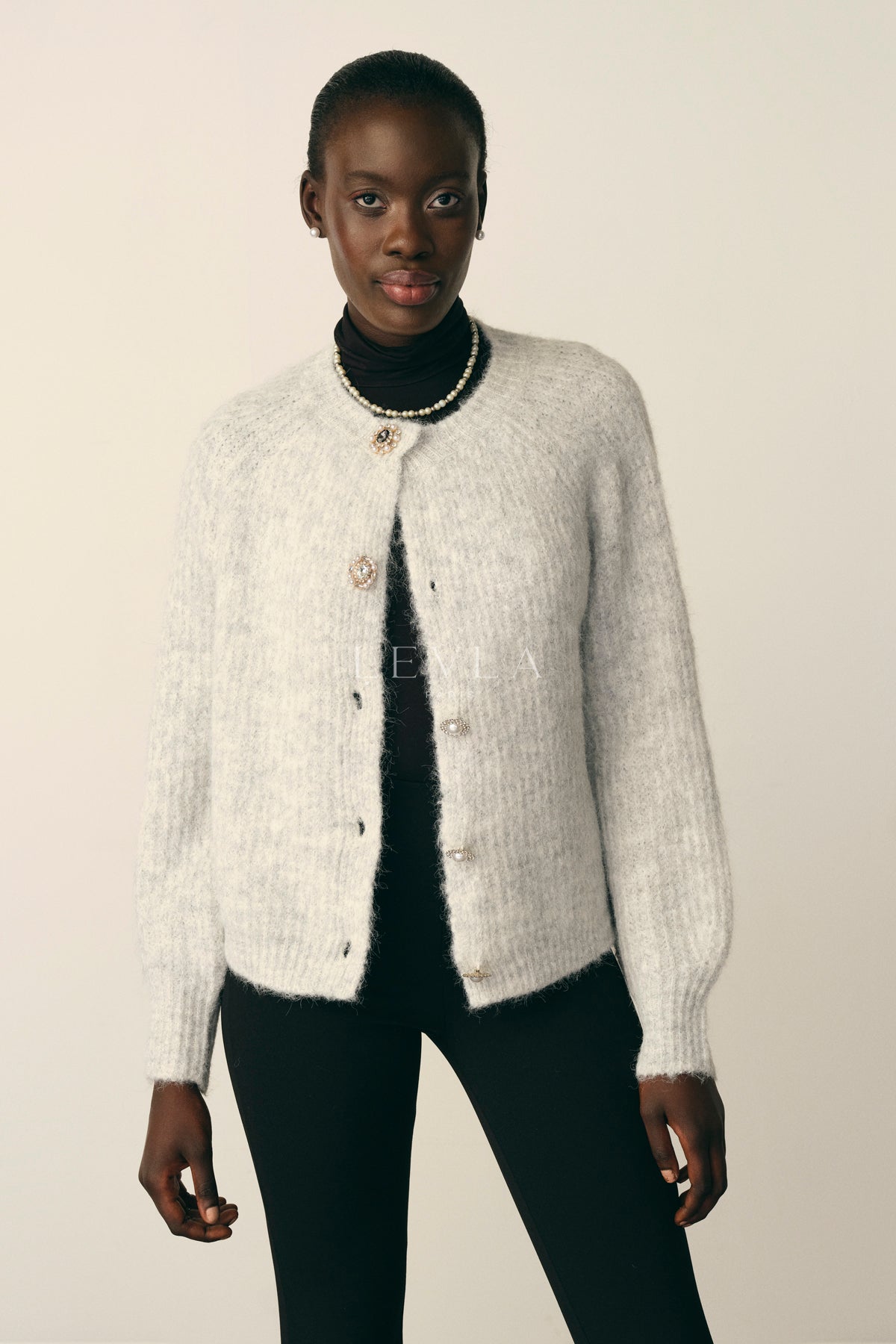 BUTTON DETAILED SWEATER