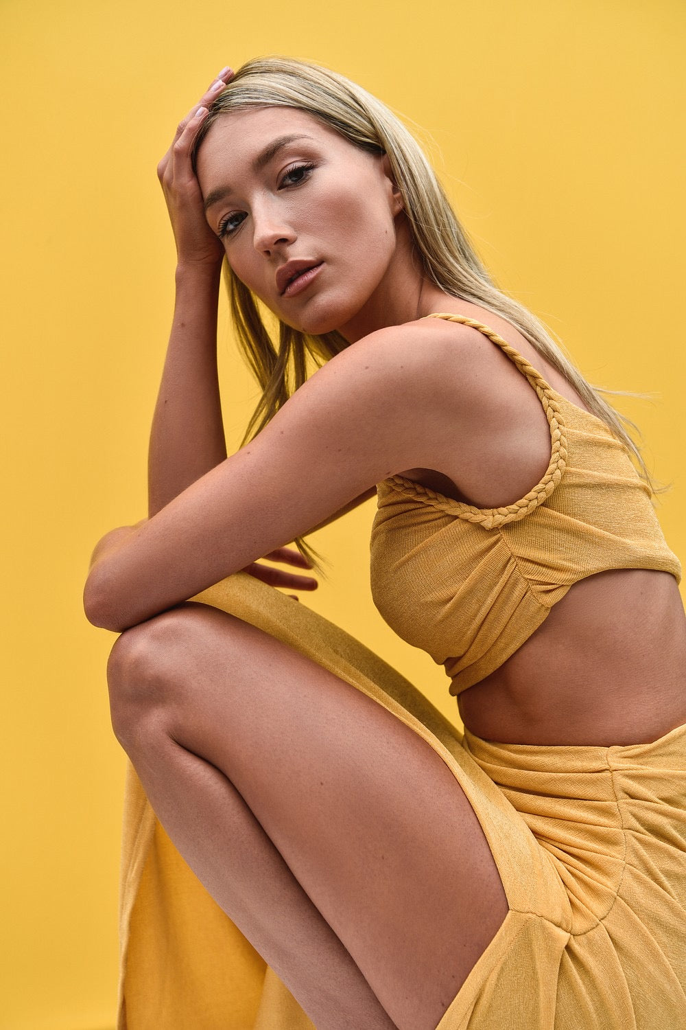 LINA MAXI DRESS - YELLOW