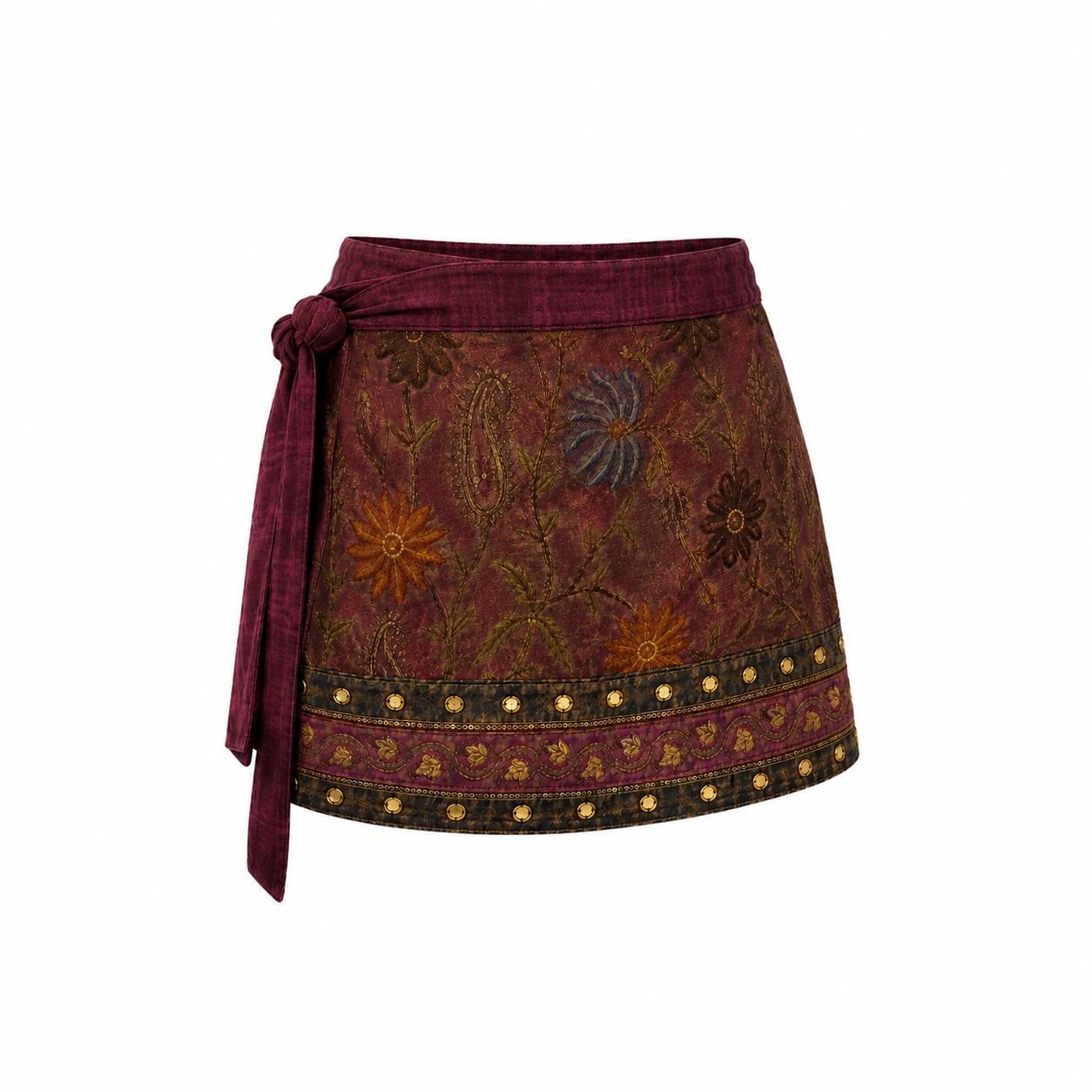 ROSALIA SILK MINI SKIRT