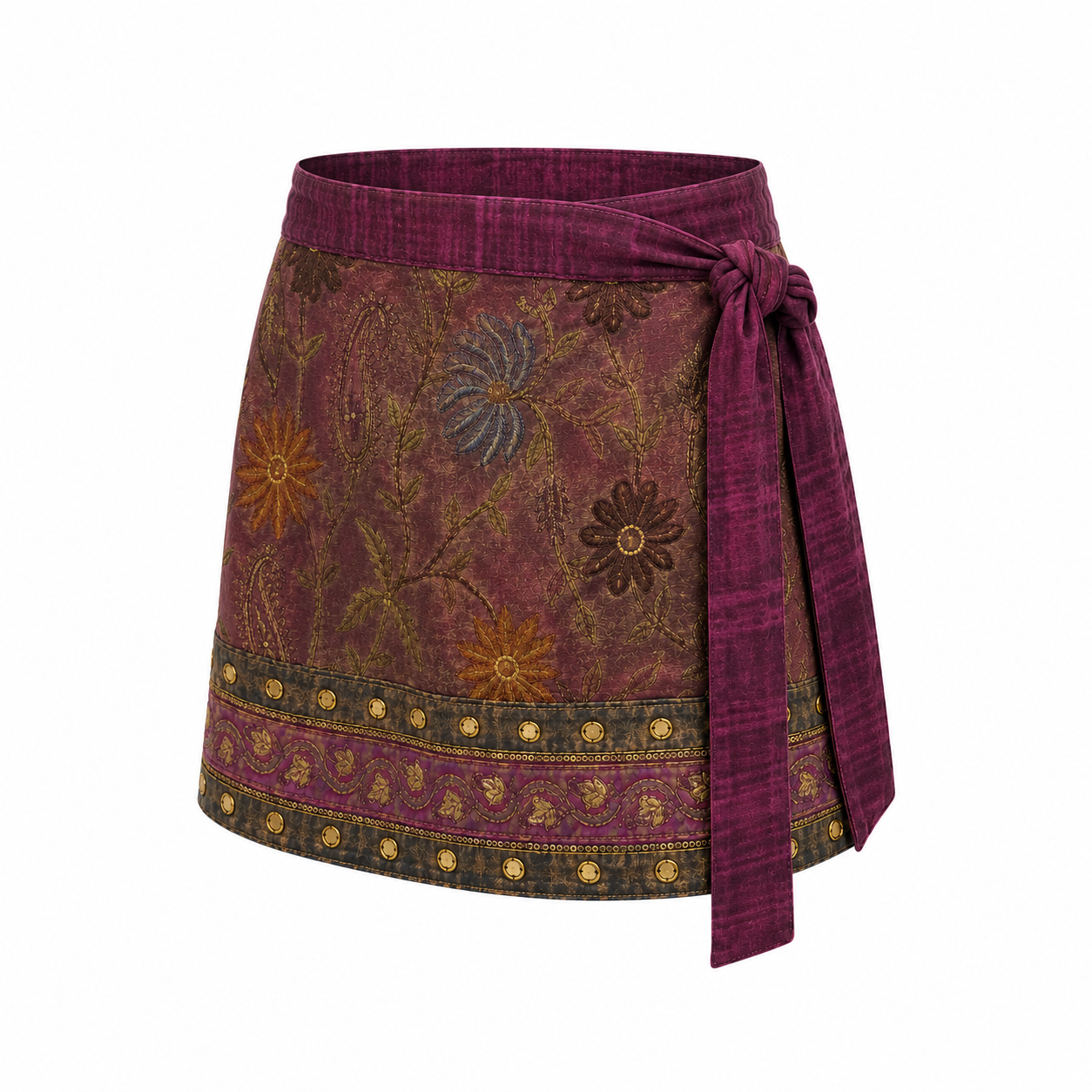 ROSALIA SILK MINI SKIRT