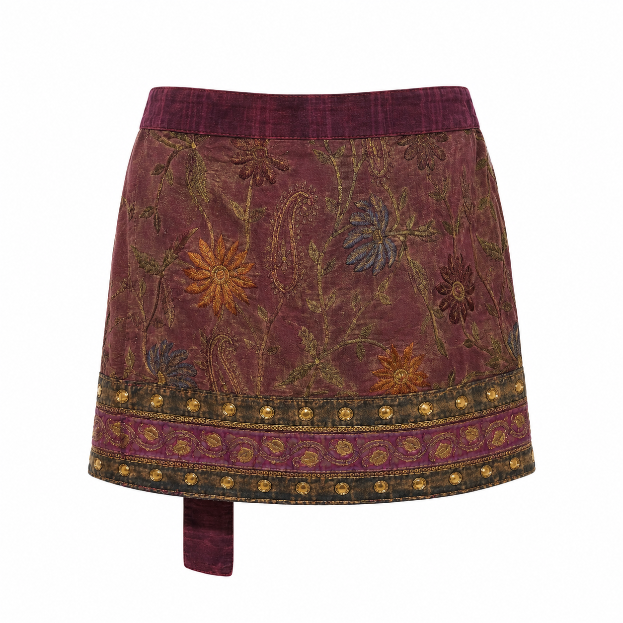 ROSALIA SILK MINI SKIRT