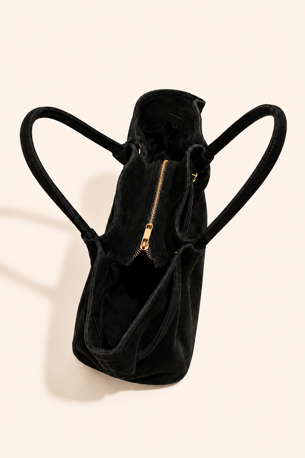 Émeline deri mini çanta - Black