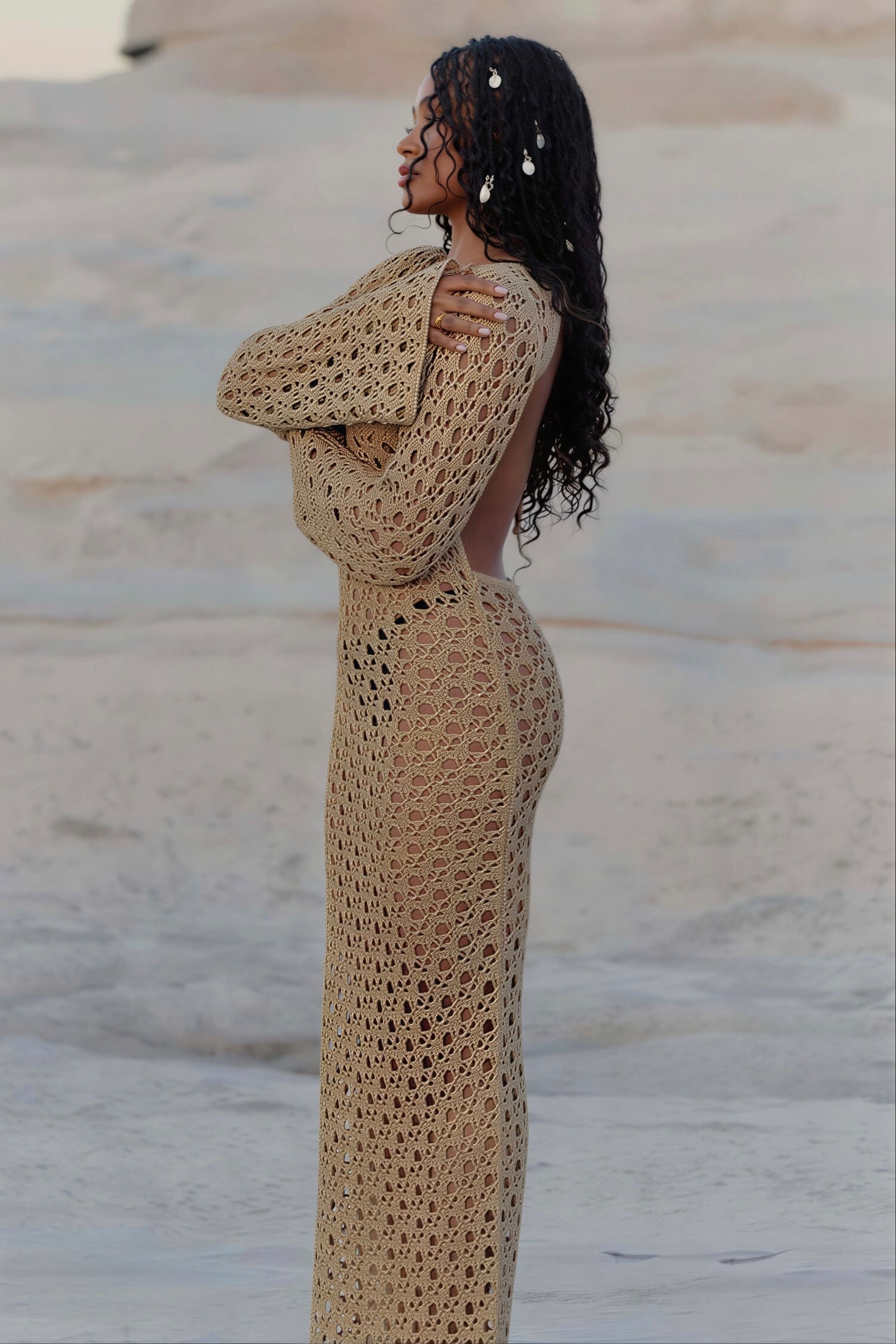 LÉONIE GOLDEN DRESS