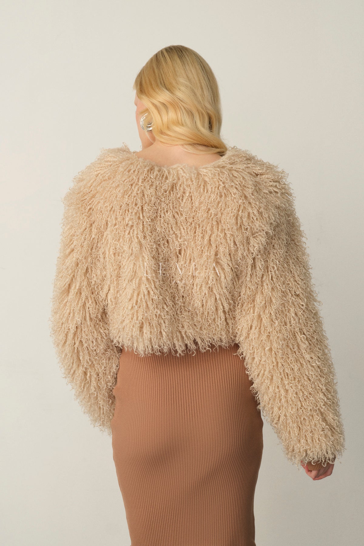 Faux fur ceket