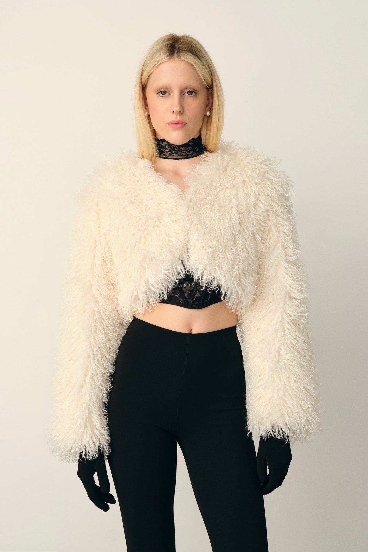 Faux fur ceket