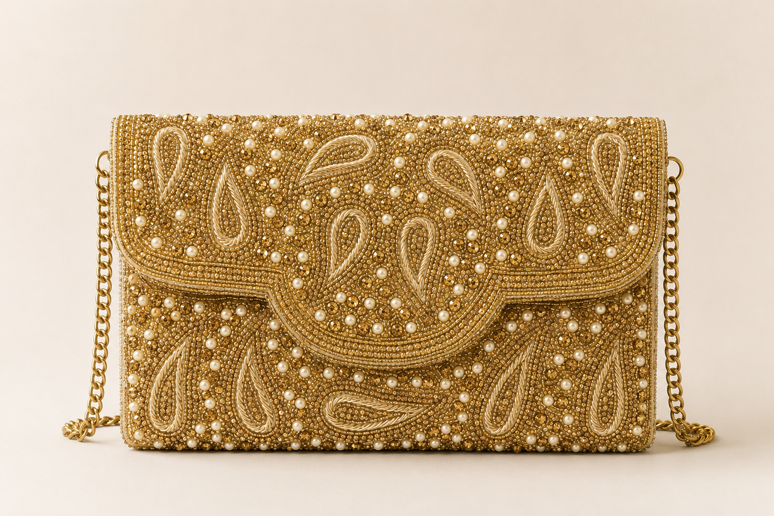 Bianca Clutch - Gold