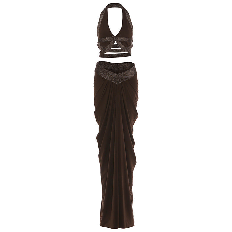 SIENNA CHOCOLATE TWO-PIECE SET