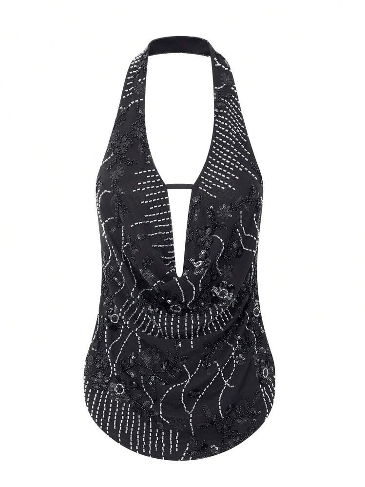 LIORA RIVIERA TOP - BLACK