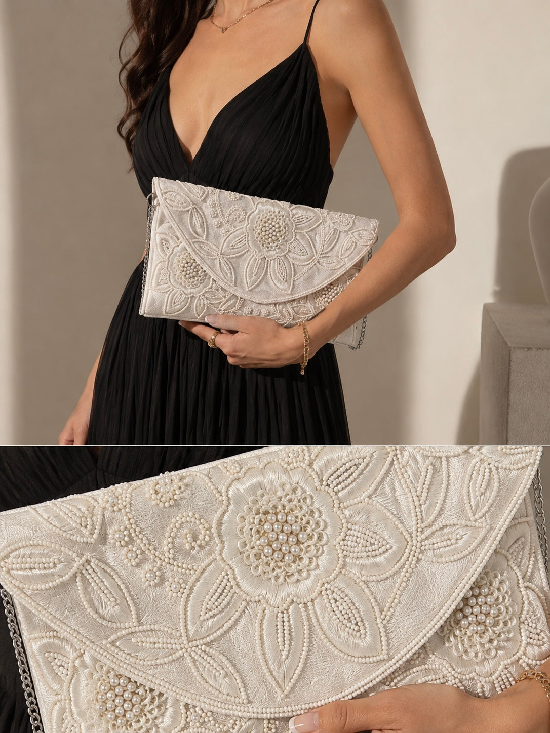 Bianca Clutch - White