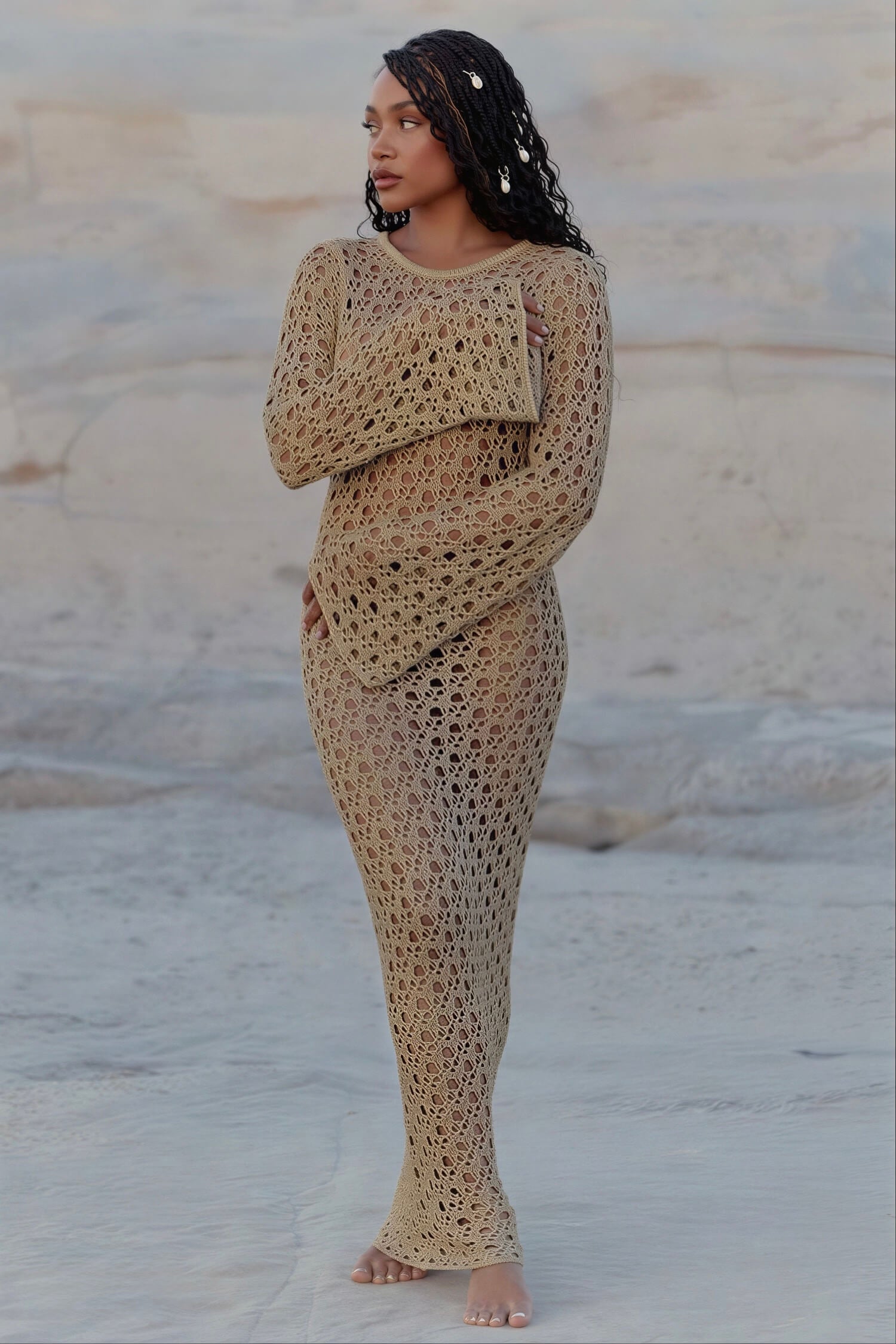 LÉONIE GOLDEN DRESS