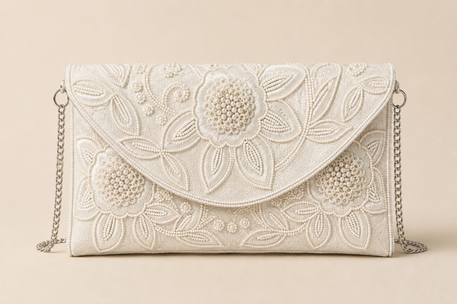 Bianca Clutch - White