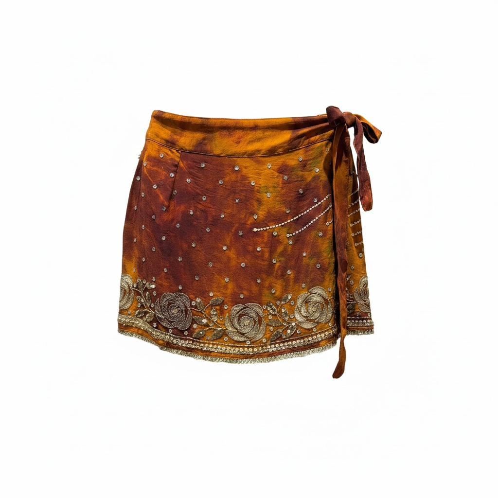 ROSALIA SILK MINI SKIRT