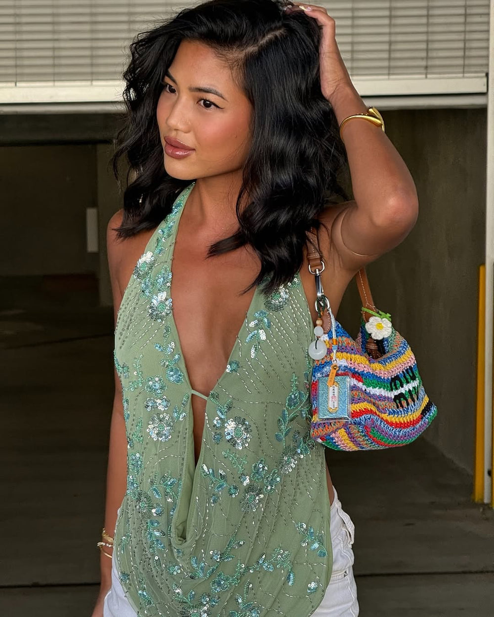 LIORA RIVIERA TOP - GREEN