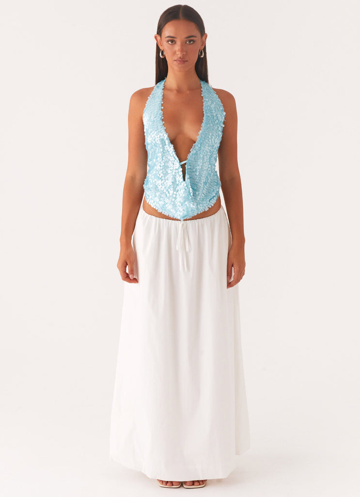 LIGHT BLUE TOP