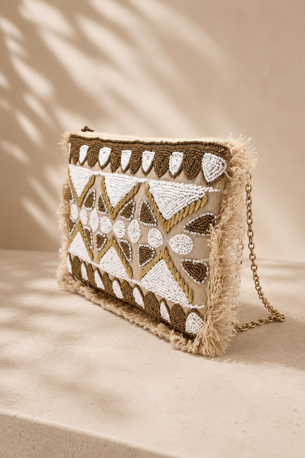 Fringed bohemian bag