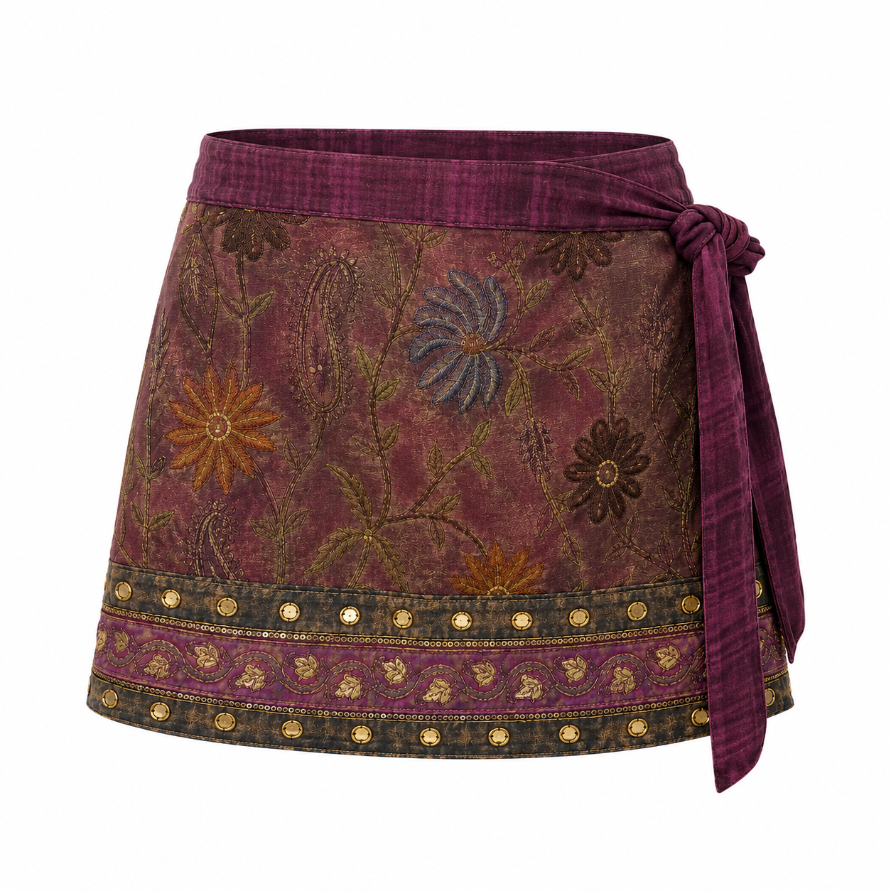 ROSALIA SILK MINI SKIRT