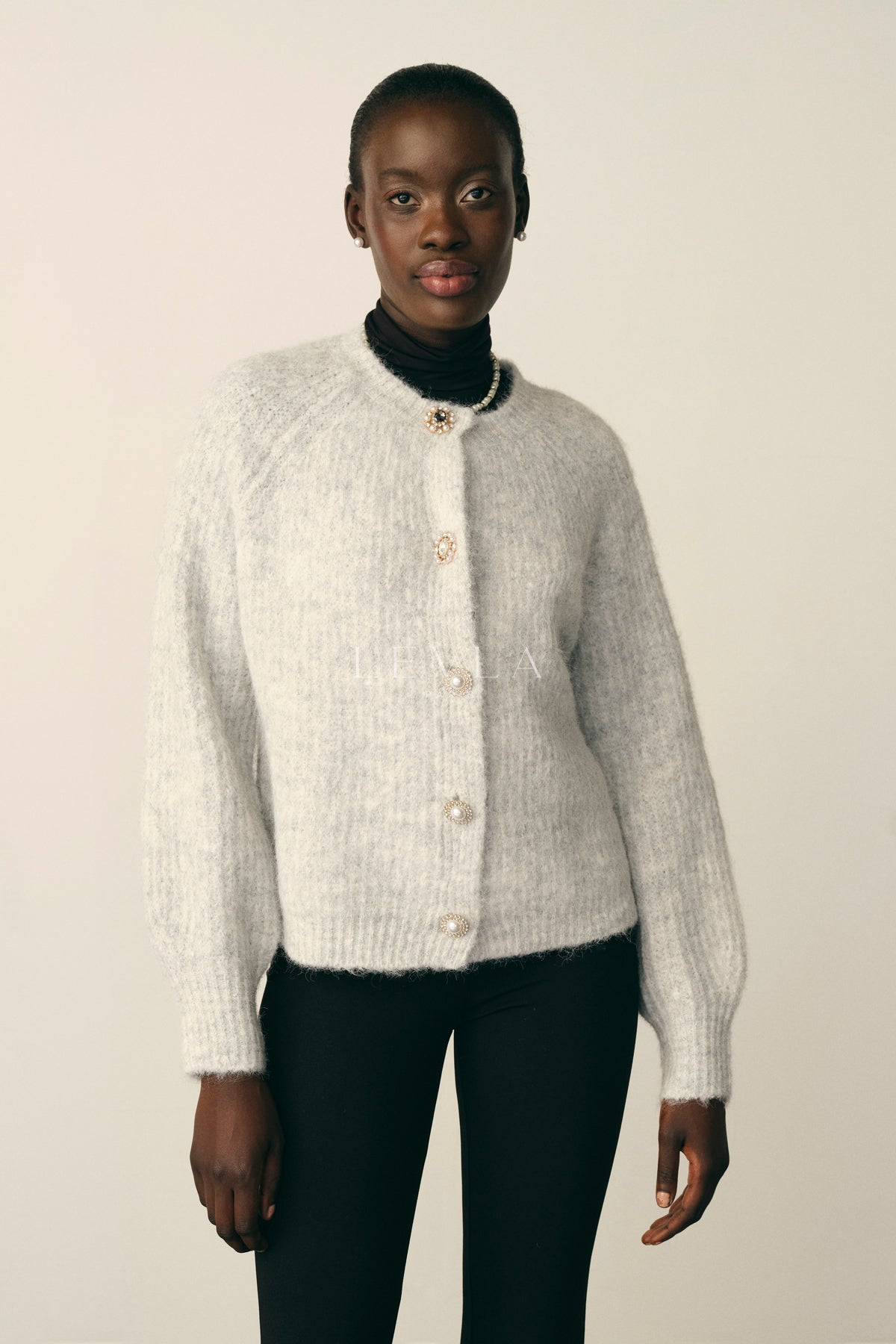 BUTTON DETAILED SWEATER