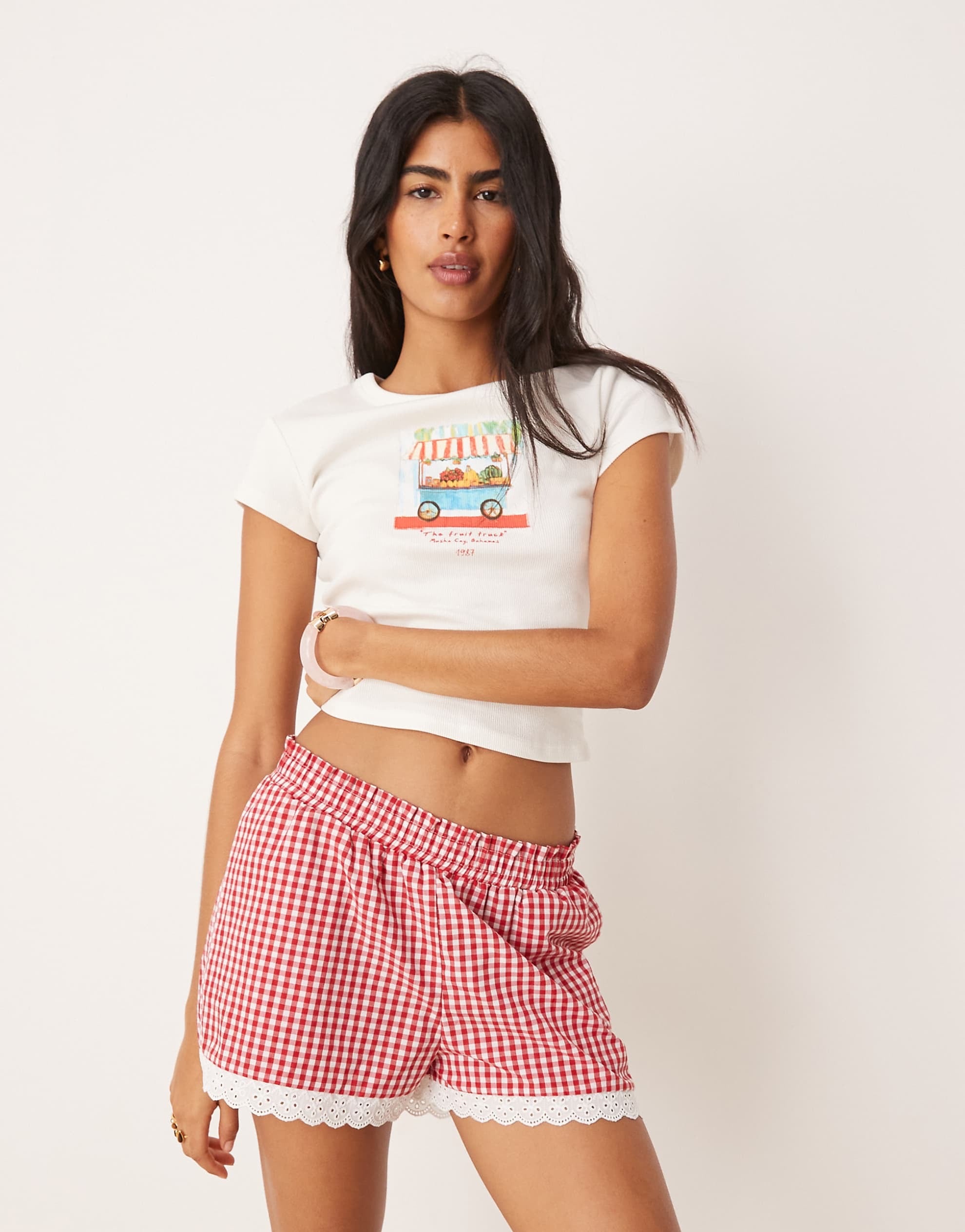 CAPRI VICHY SHORT