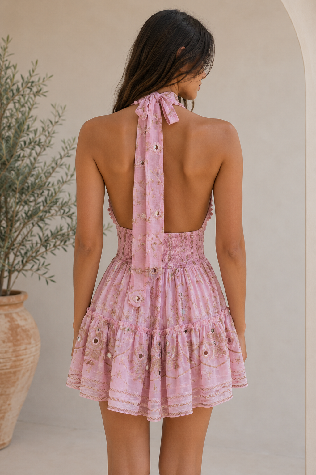 Stella mini dress - Pink