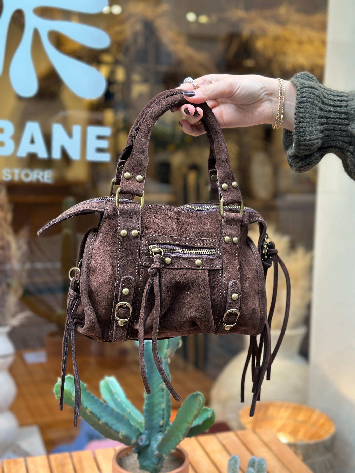 Natacha mini bag - Brown
