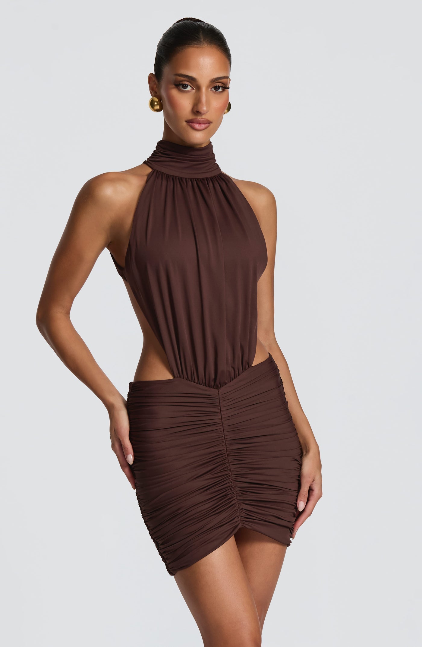 Cléa Dress - Brown