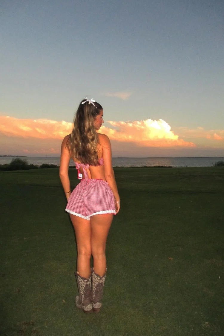 CAPRI VICHY SHORT