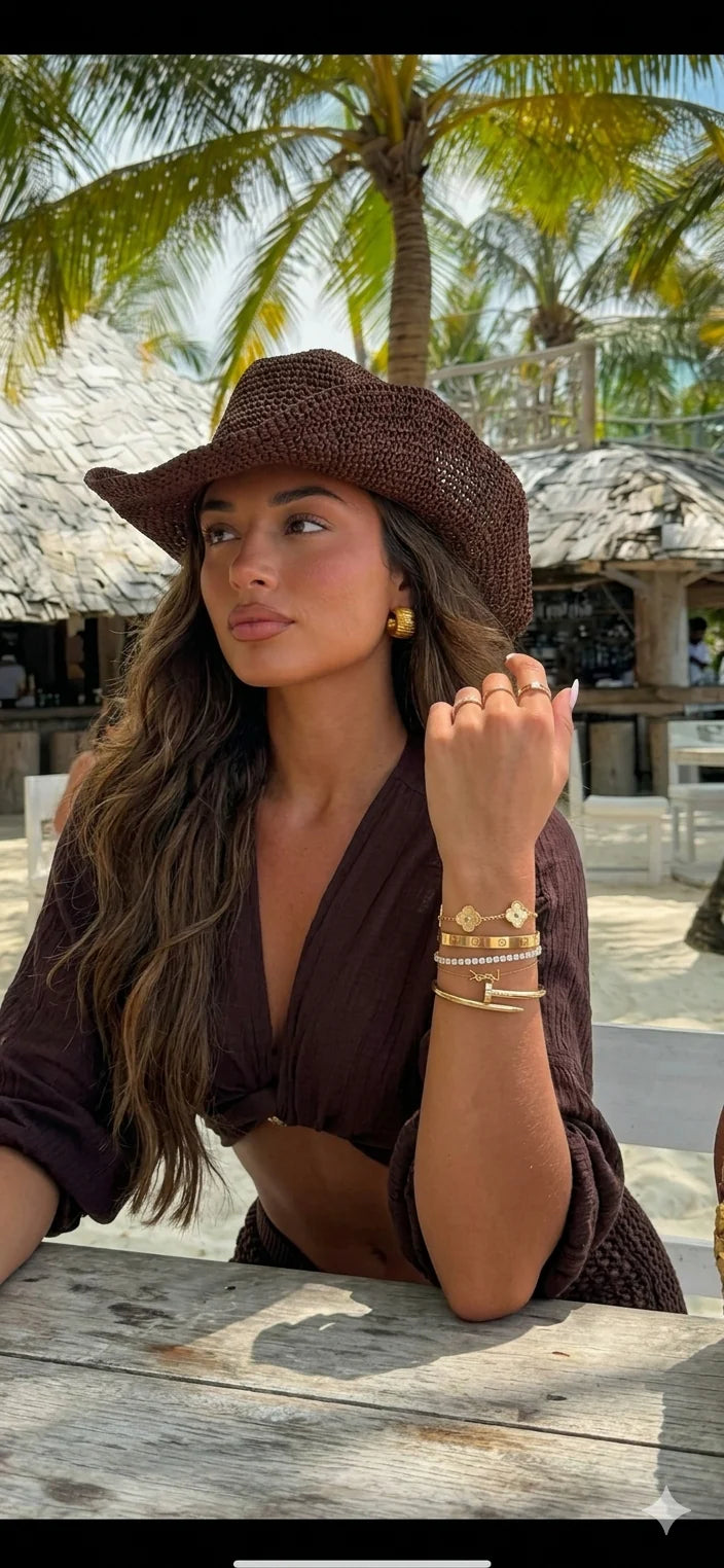 Isabeau Şapka - Brown