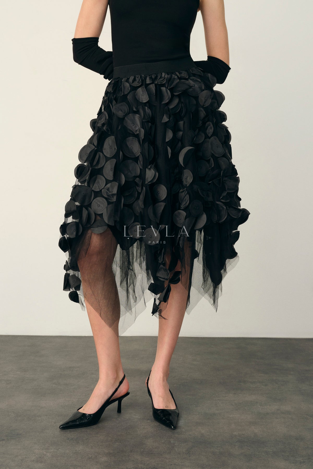 DETAILED TUTU SKIRT