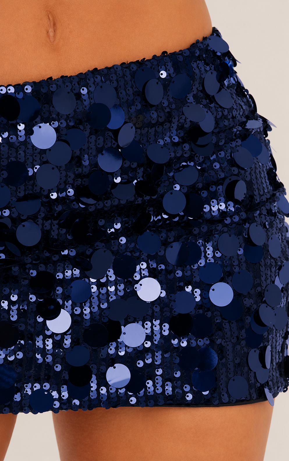 Navy Mirage Skirt
