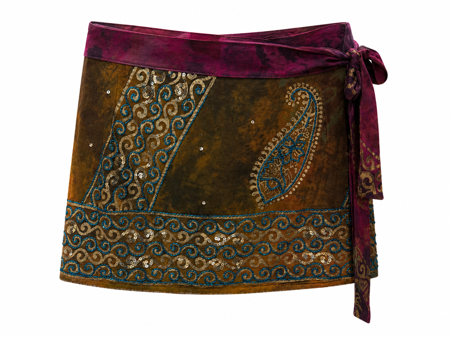 ROSALIA SILK MINI SKIRT