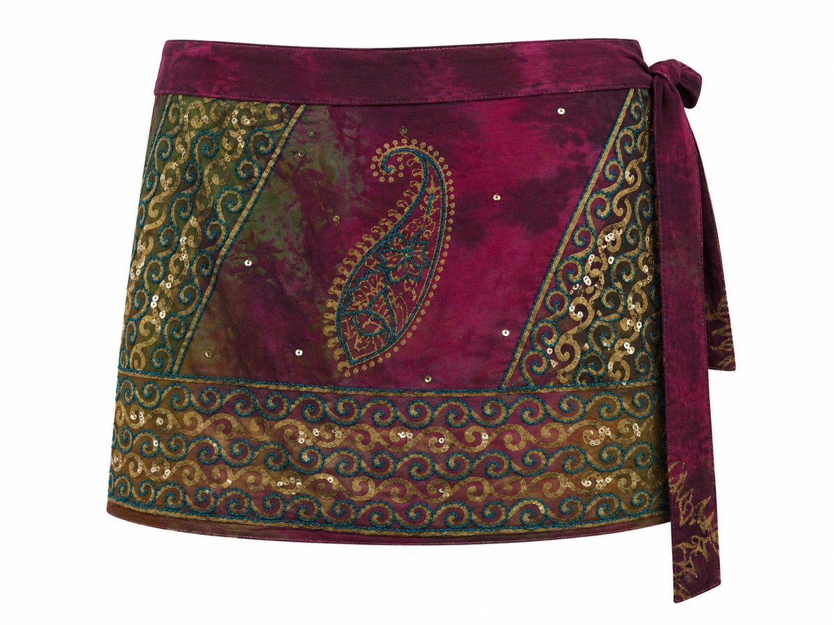 ROSALIA SILK MINI SKIRT
