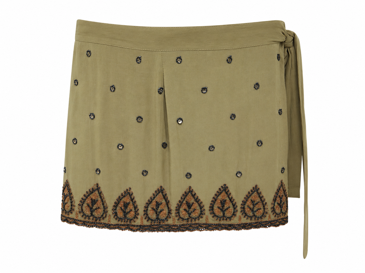 ROSALIA SILK MINI SKIRT