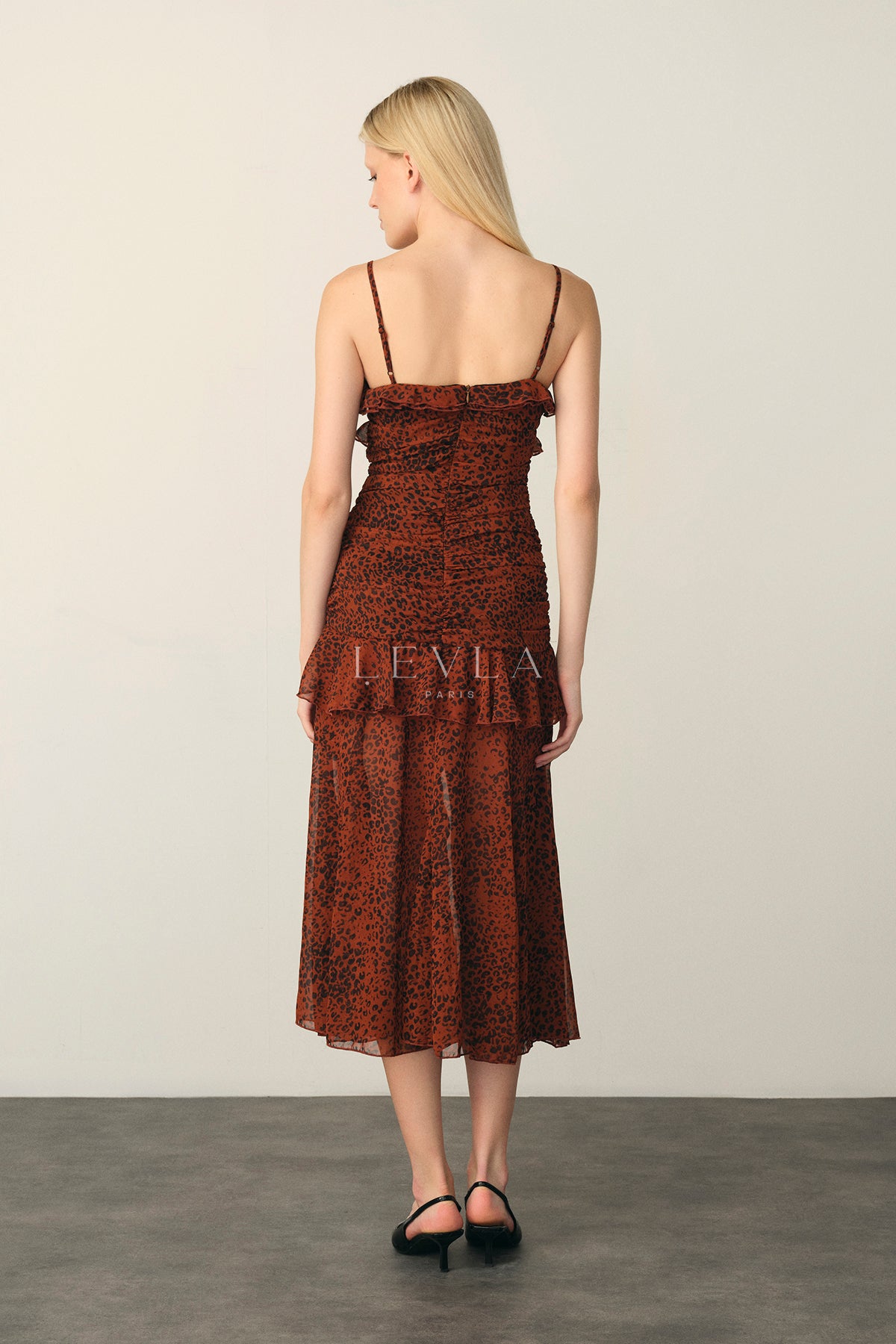 LEOPARD LONG DRESS